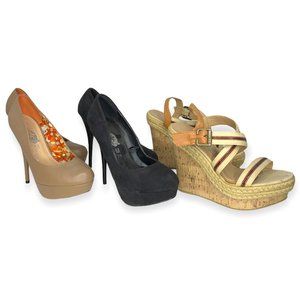 Lot 3 Pair Stiletto High Heel Shoes - Rue 21 7/8 M